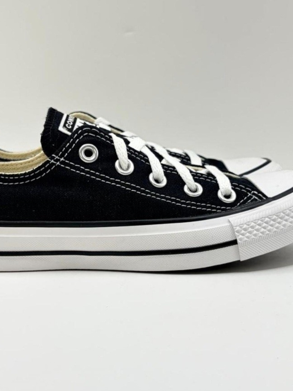 Converse All Star Slip-On Canvas Sneakers - Black & White - Picture 2 of 6